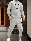 2 Pcs Fashionable Sweatshirt, Trousers For Winter